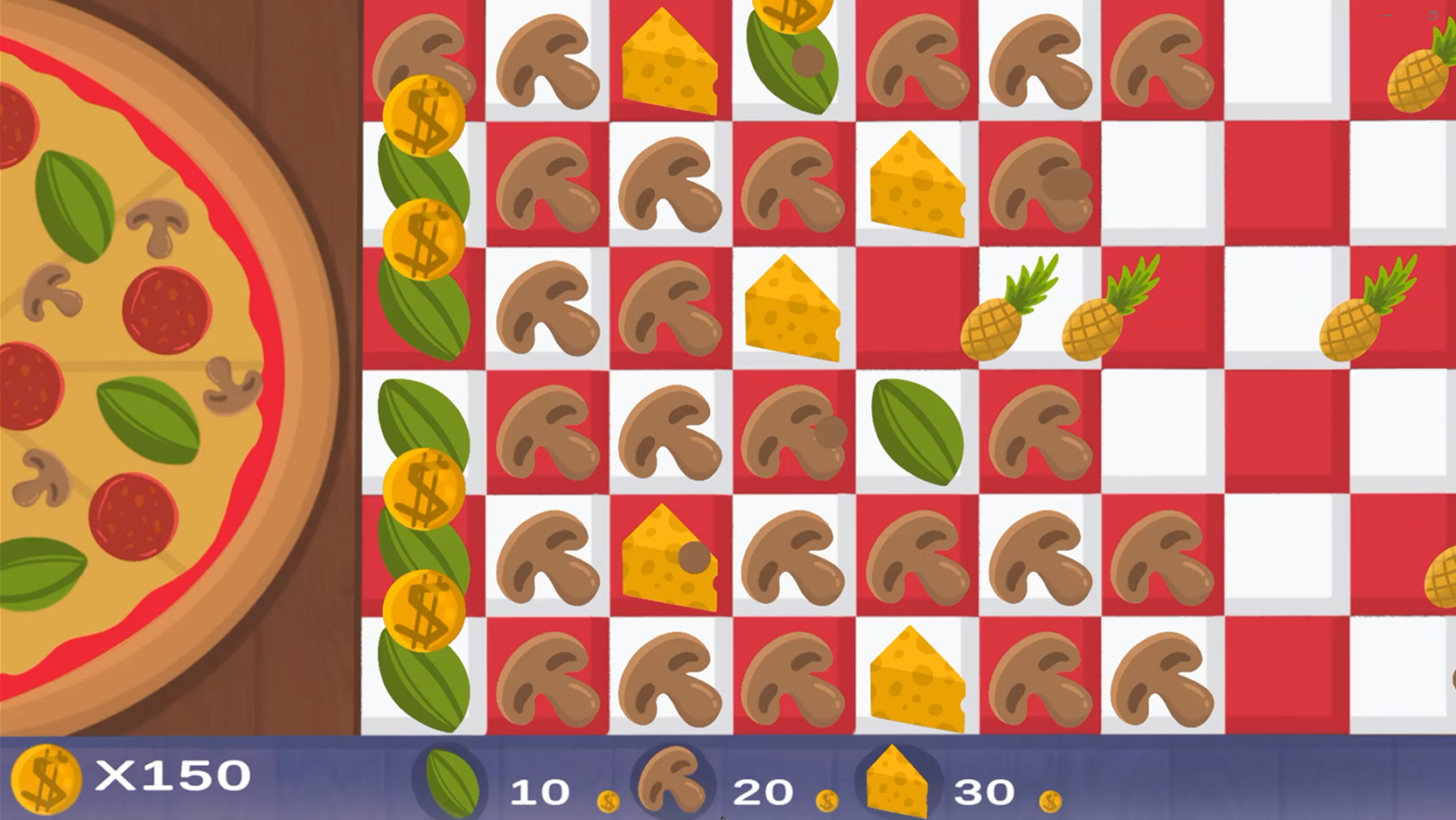 Screenshot of Pineapple vs Pizza Prototype