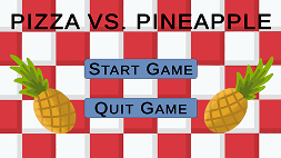 Screenshot of Pineapple vs Pizza Prototype