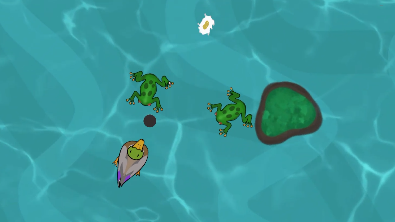 Screenshot of prototype: Quack Attack