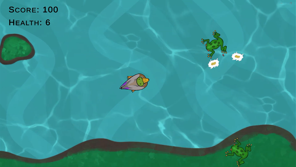Screenshot of Quack Attack Prototype