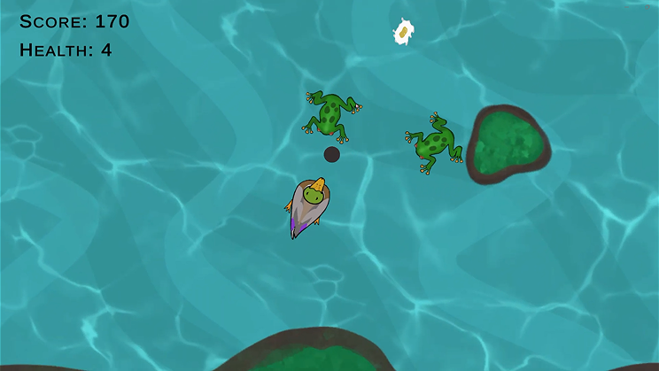 Screenshot of Quack Attack Prototype